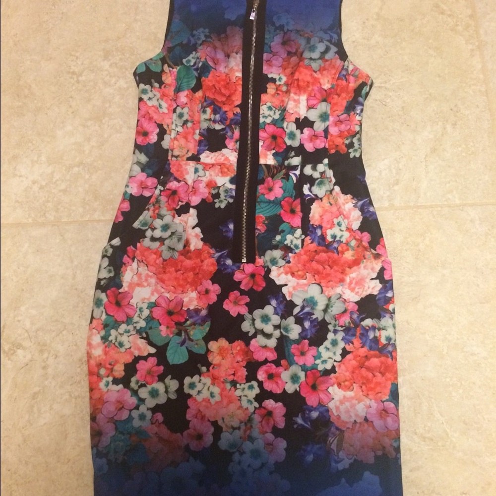 Nanette Lepore floral dress size 8